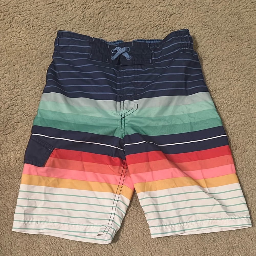 Colorful Striped Boys Shorts